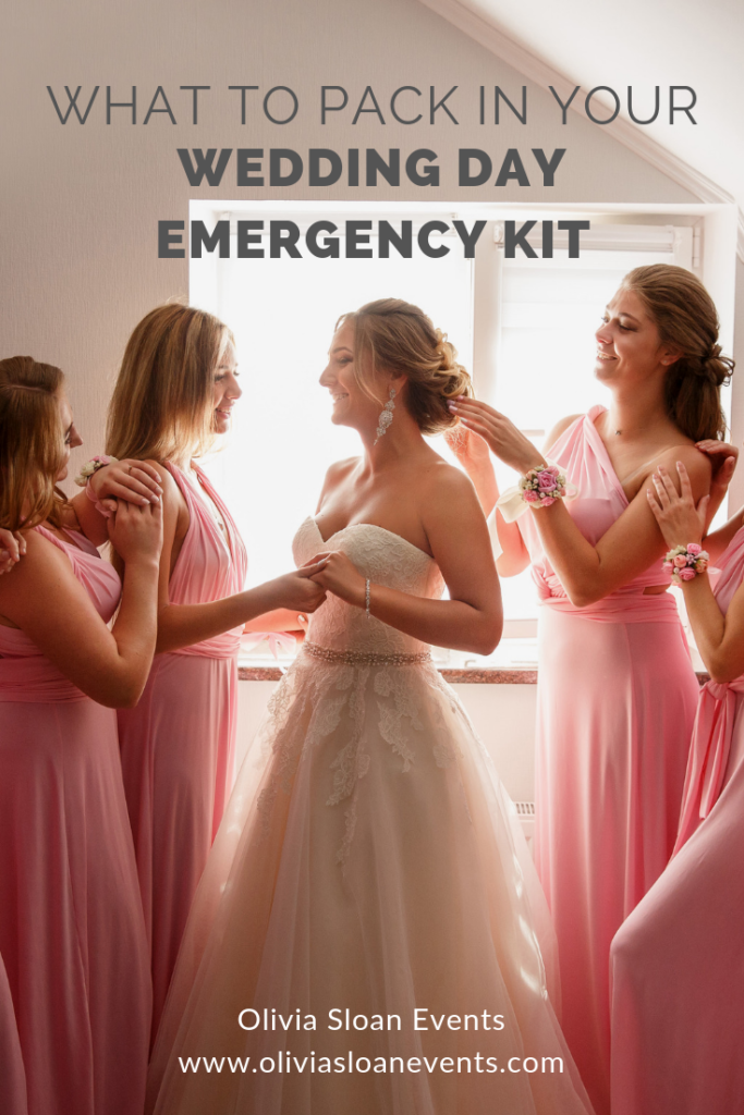 What to Pack in Your Wedding Day Emergency Kit - Olivia Sloan Events